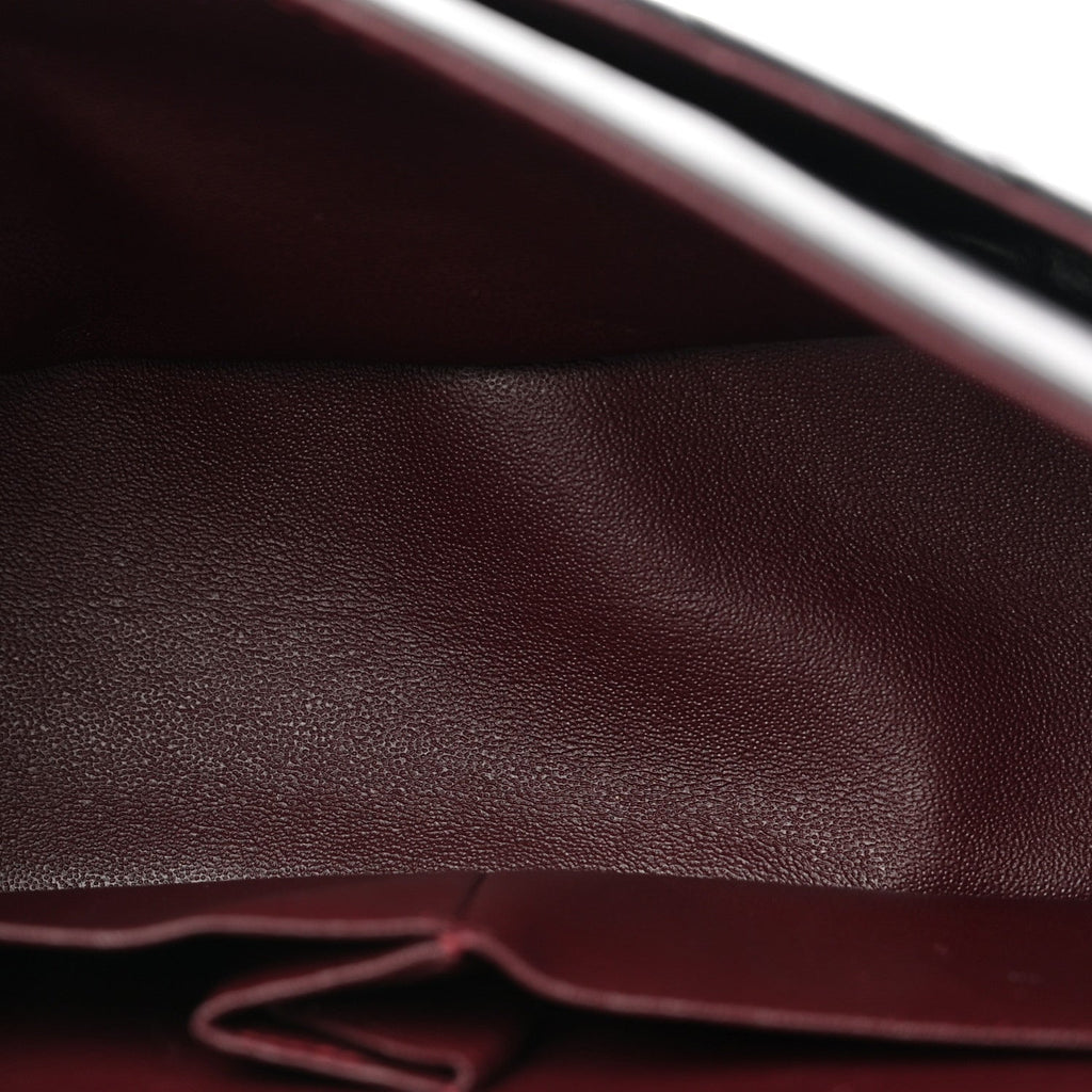 Aged Calfskin Quilted 2.55 Reissue 225 Flap Black