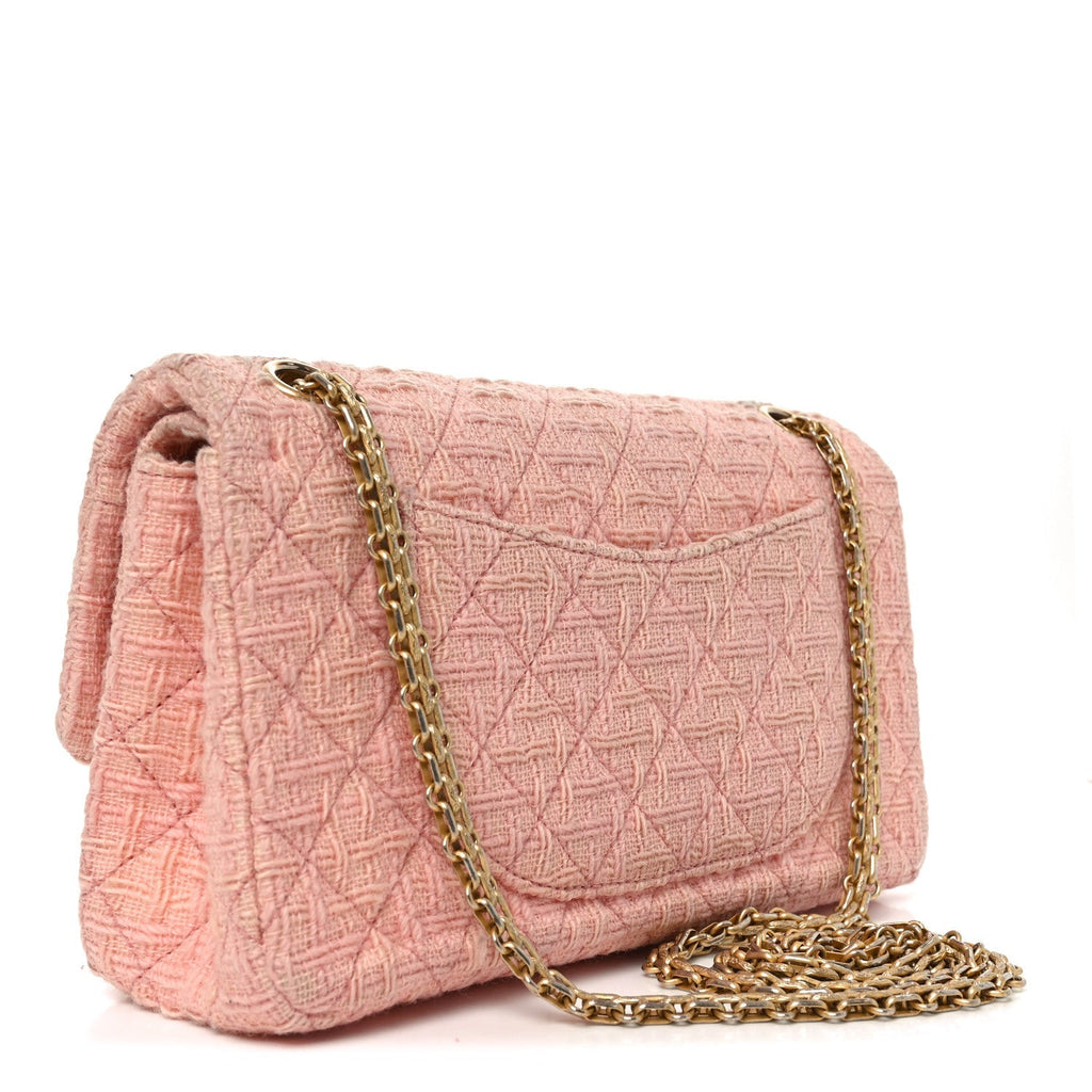 Wool Tweed Quilted 2.55 Reissue 225 Flap Light Pink