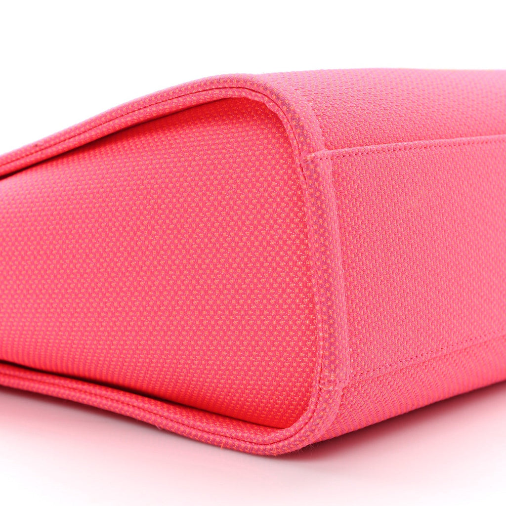 Canvas Mini Deauville Tote Pink Orange