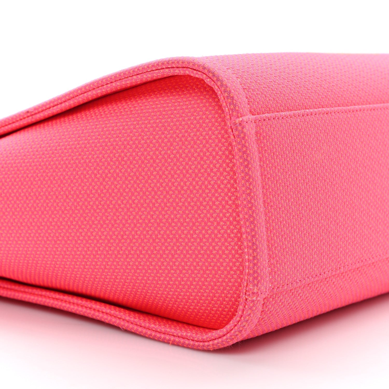 Canvas Mini Deauville Tote Pink Orange