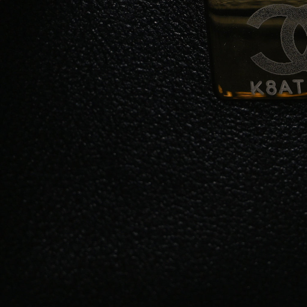 Caviar Quilted Small Boy Messenger Bag Black