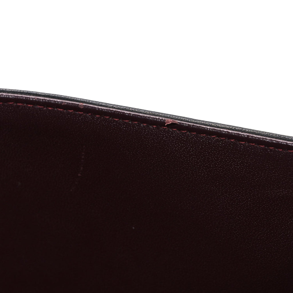 Lambskin Quilted Maxi Double Flap Black