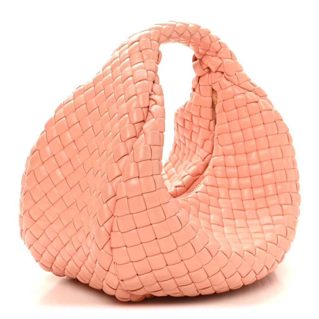 Lambskin Padded Intrecciato Mini Jodie Peachy