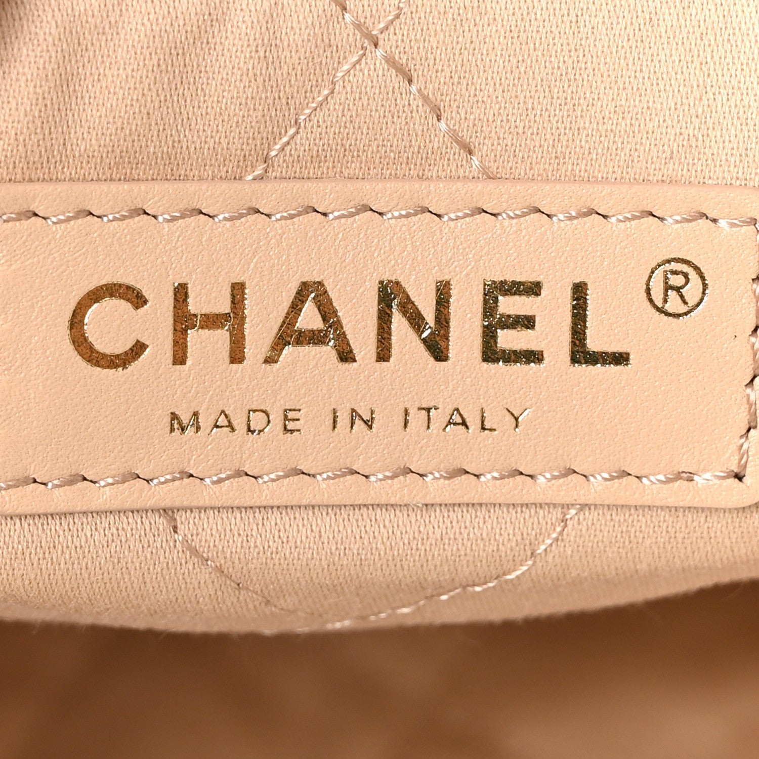 Shiny Calfskin Quilted Small Chanel 22 White Black