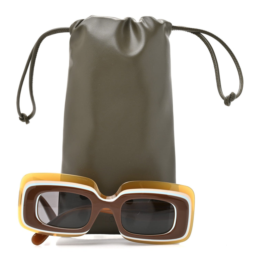 Acetate Paula's Ibiza Sunglasses LW40139U Brown Dark grey