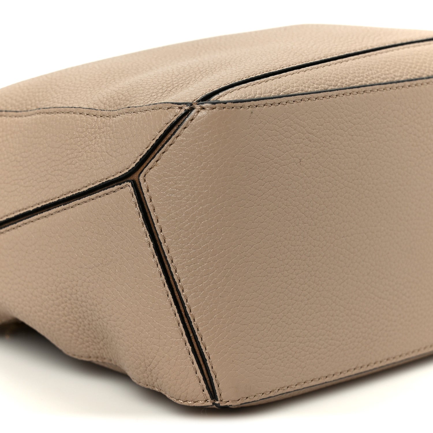 Calfskin Small Puzzle Bag Sand Mink