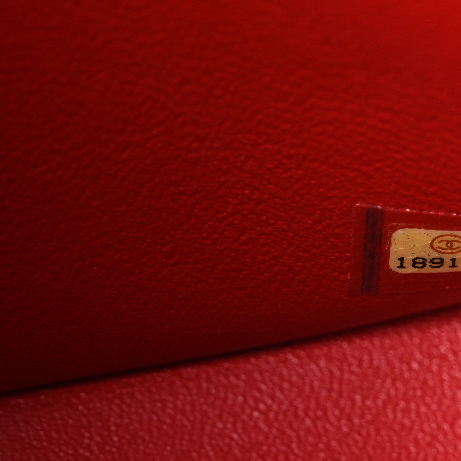 Lambskin Quilted Jumbo Double Flap Red
