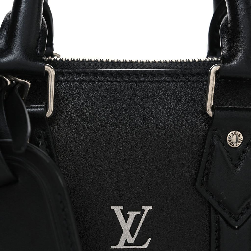 Blason Calfskin Monogram East West Alma Black