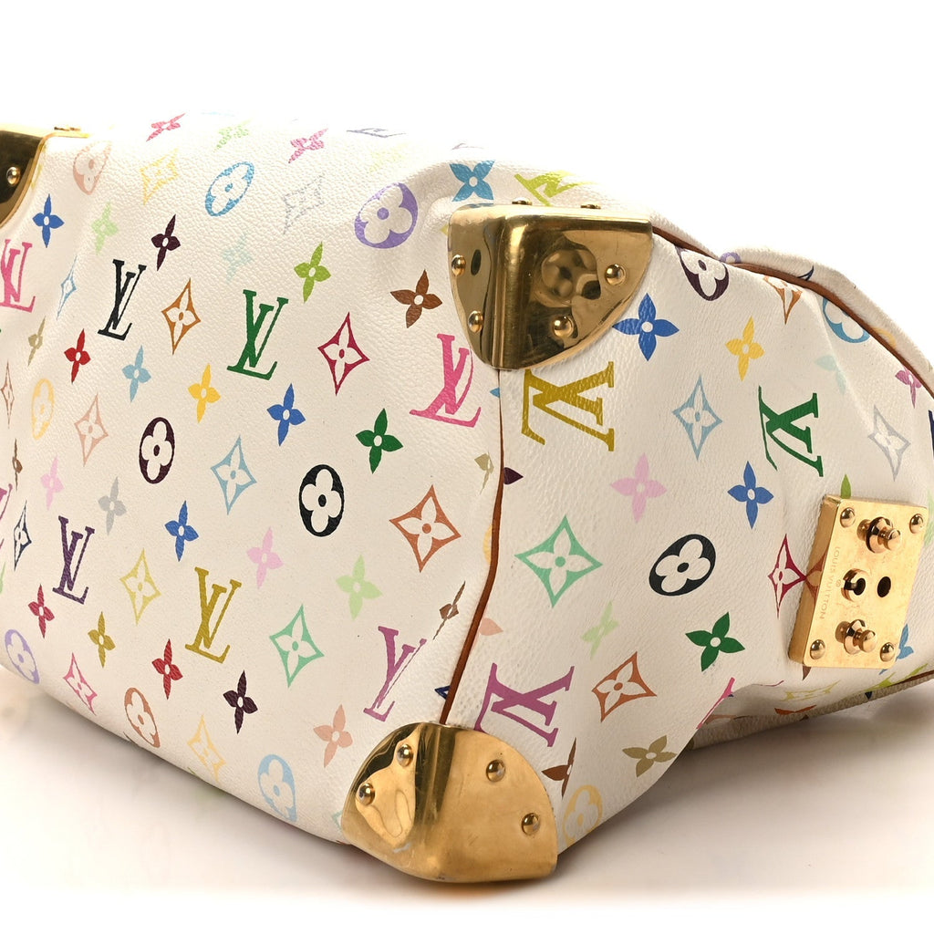 Monogram Multicolor Speedy 30 White