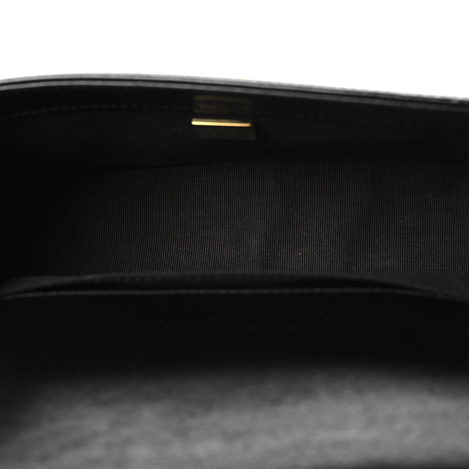 Metallic Glazed Calfskin Small Boy Flap Black Gold