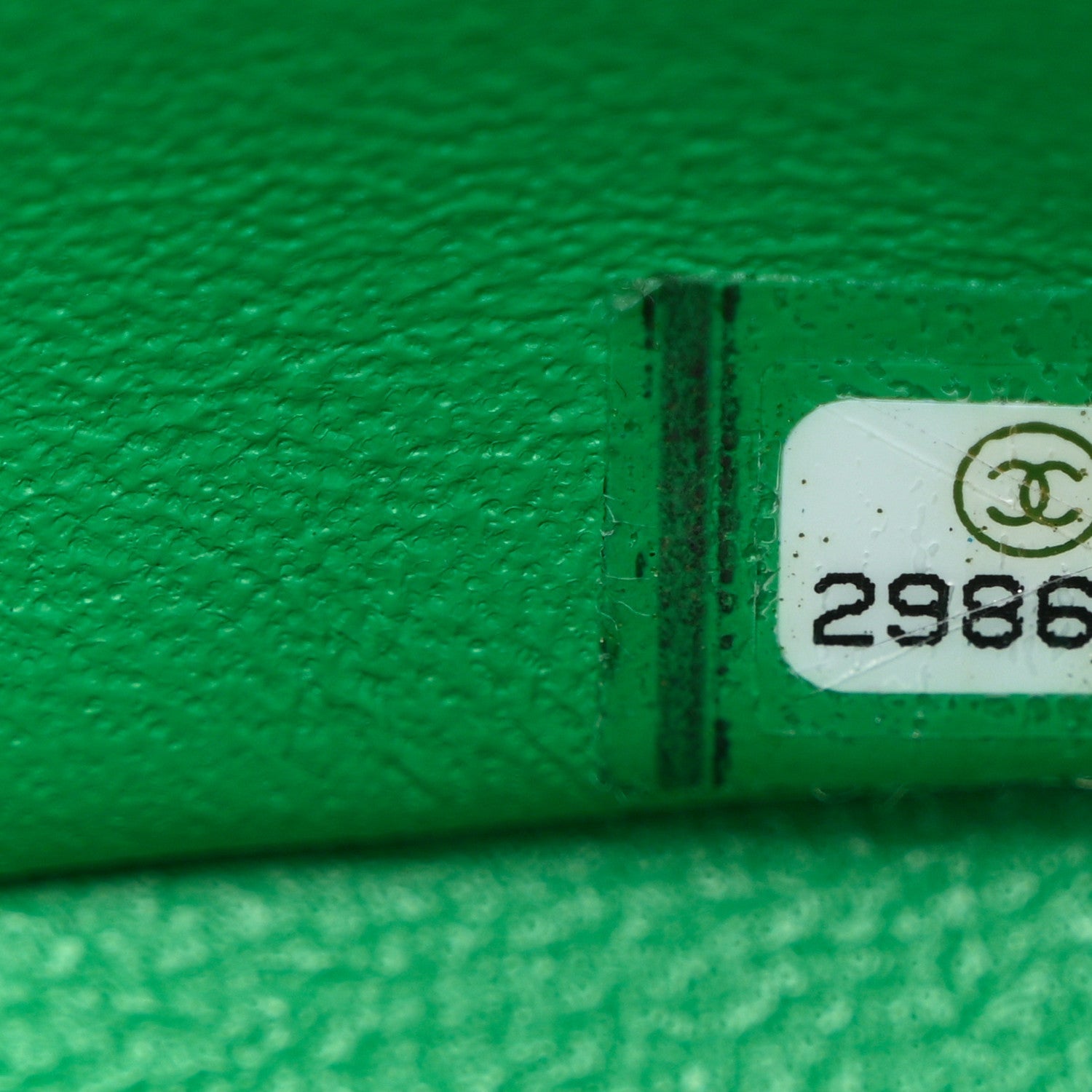 Lambskin Quilted Mini Square Flap Green