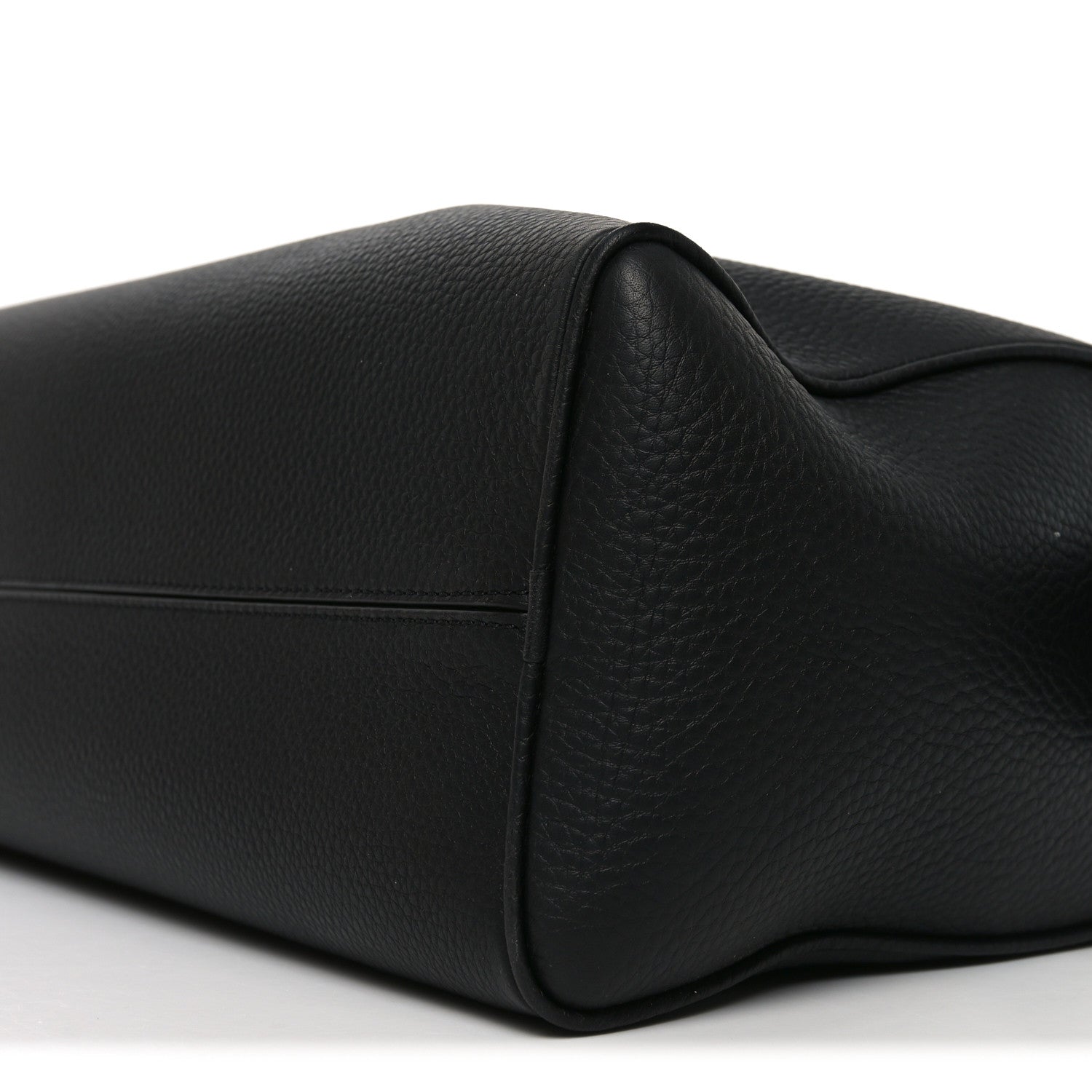 Matte Grained Calfskin India 15.75 Black