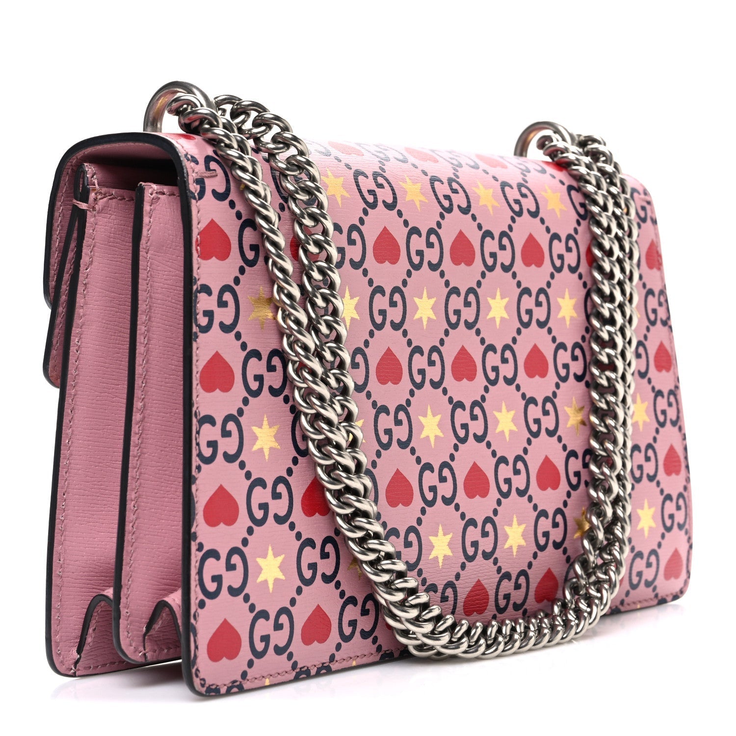 Calfskin Valentine's Day Exclusive Small Dionysus Bag Pink