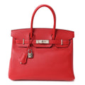 Epsom Birkin 30 Rouge Vif