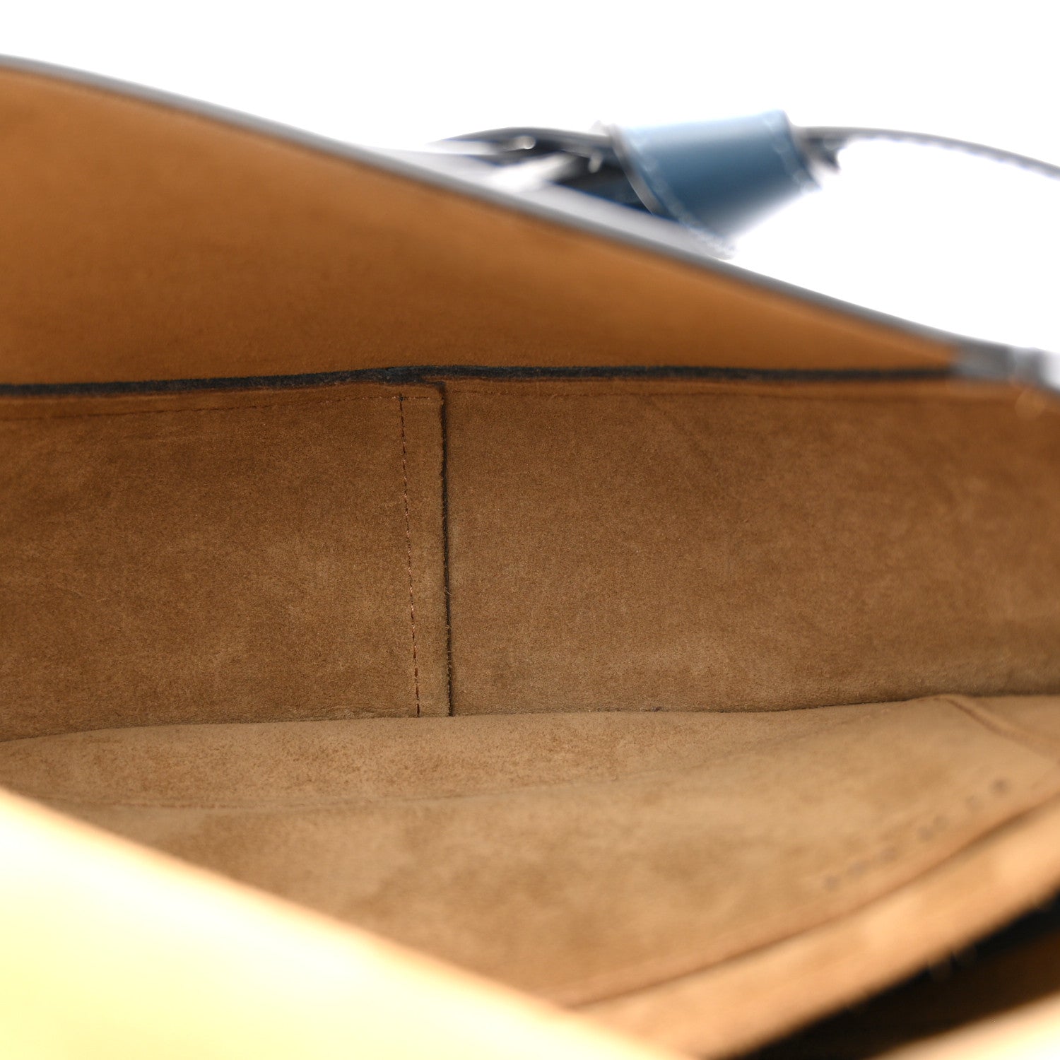 Calfskin Jacquard Small Gate Dual Bag Onyx Blue