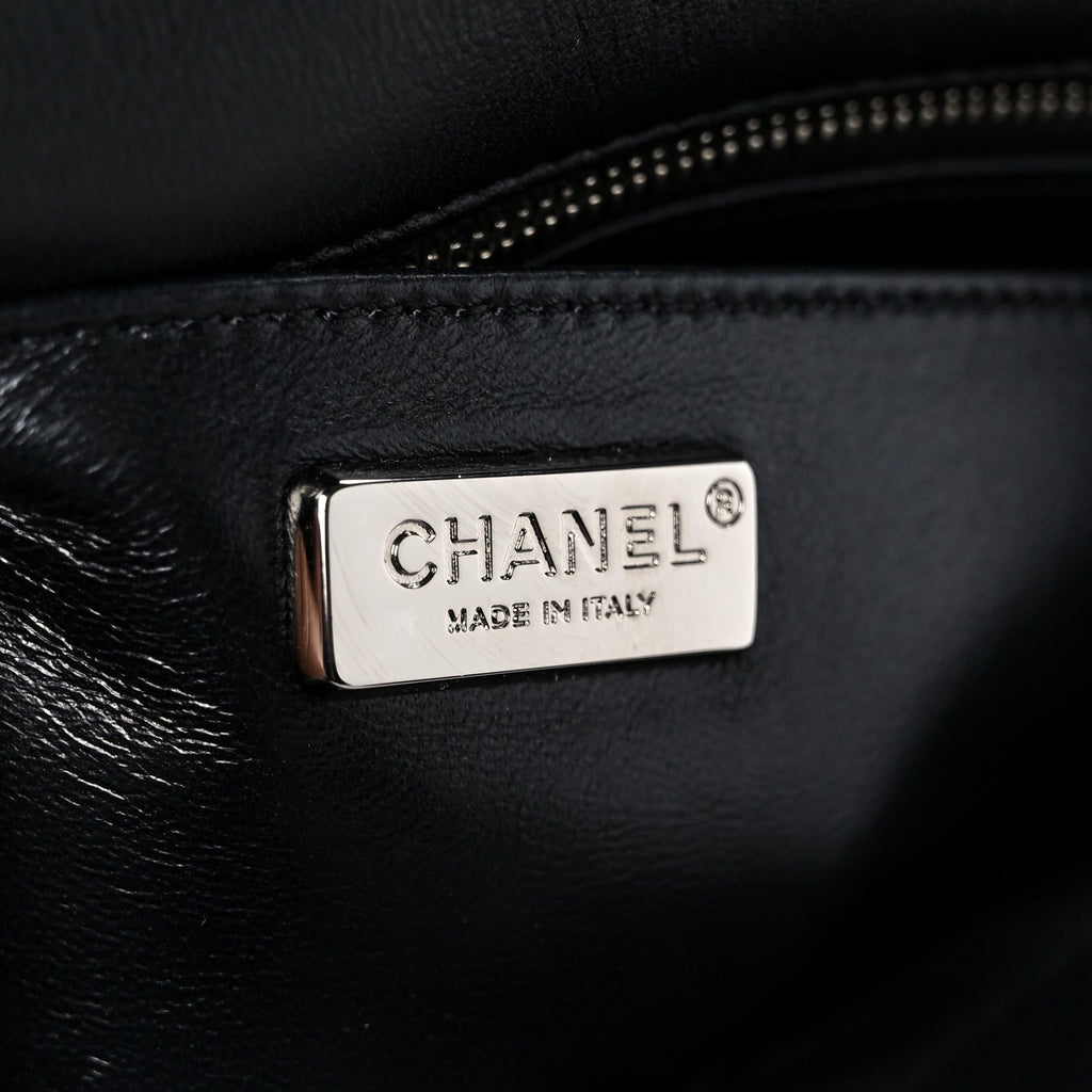 Sequin Logo Small Flap Ruthenium Multicolor