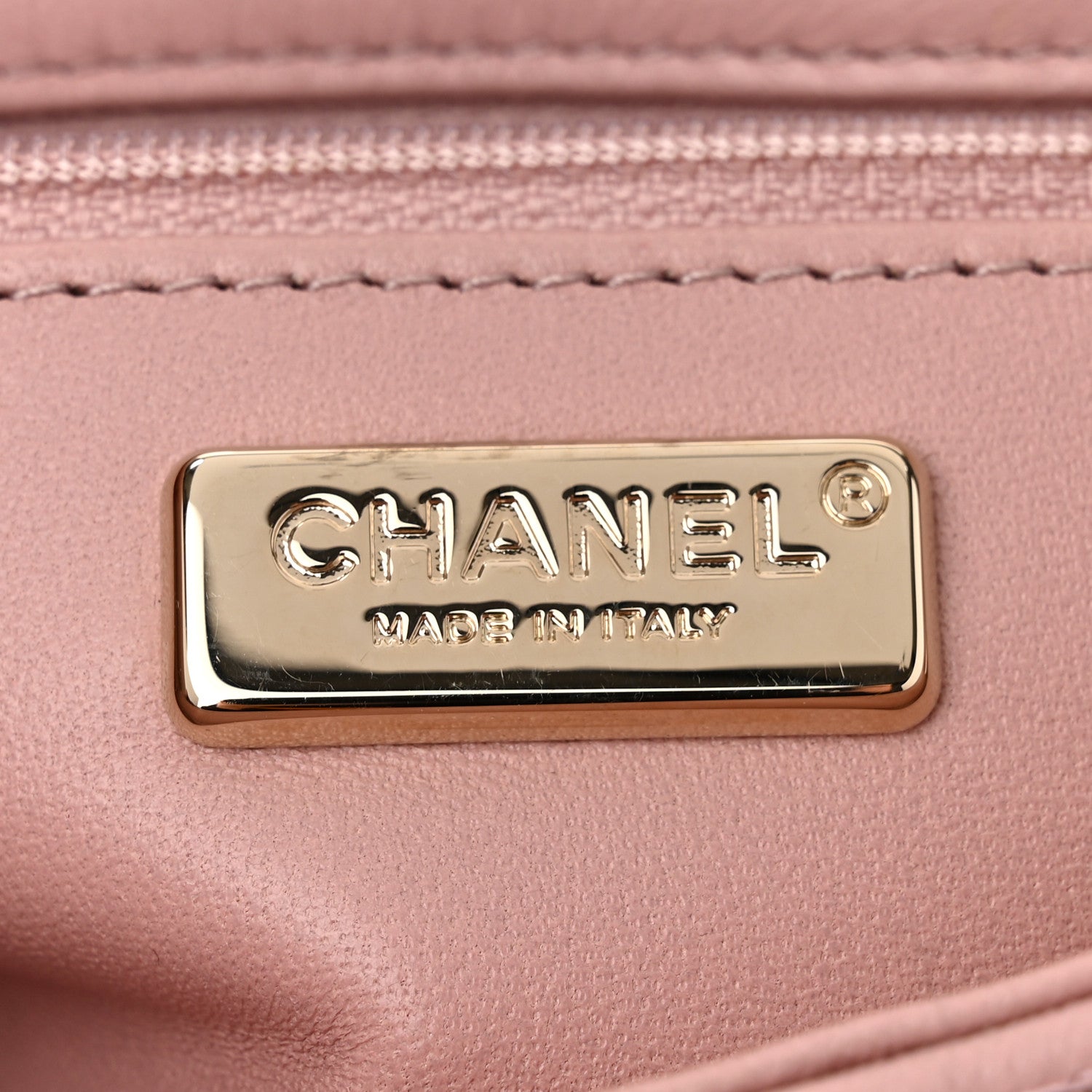 Lambskin Crystal Diamante Small Flap Light Pink