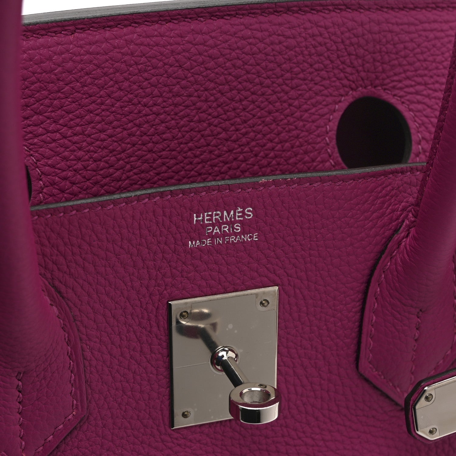 Togo Birkin 30 Rose Pourpre