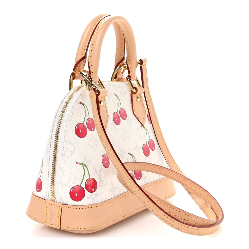 LV X TM Monogram Cerises Alma BB White