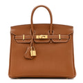 Togo Birkin 25 Gold