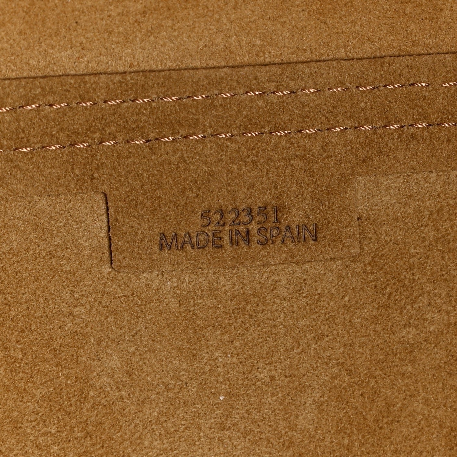 Shiny Calfskin Medium Puzzle Fold Tote Warm Desert