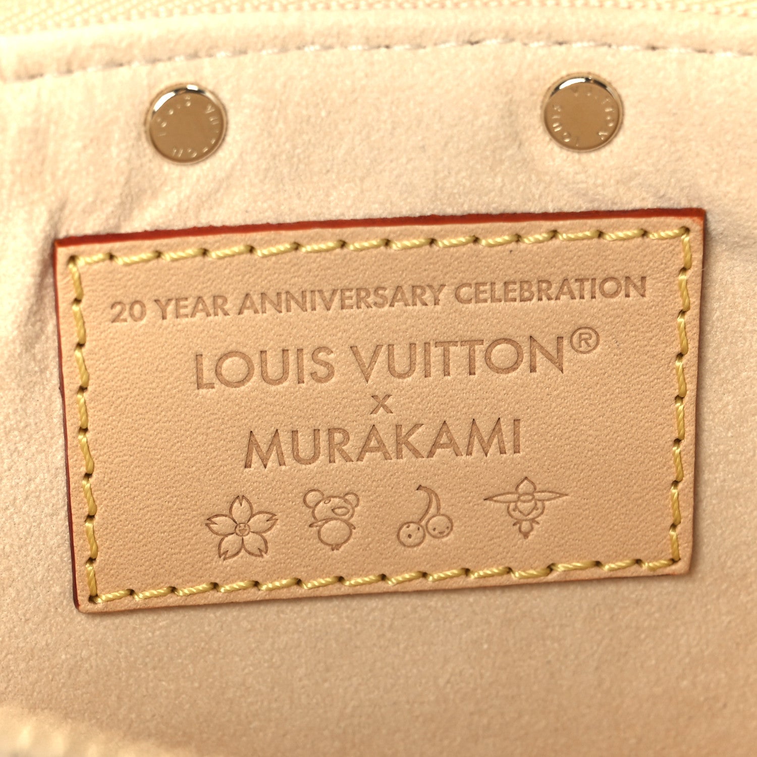 LV X TM Monogram Multicolor Pochette Accessories White
