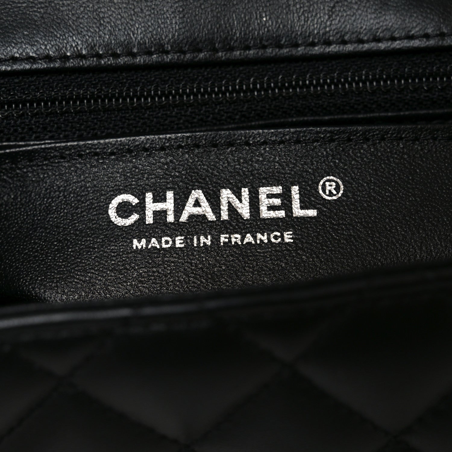 Lambskin Quilted Mini Square Flap So Black