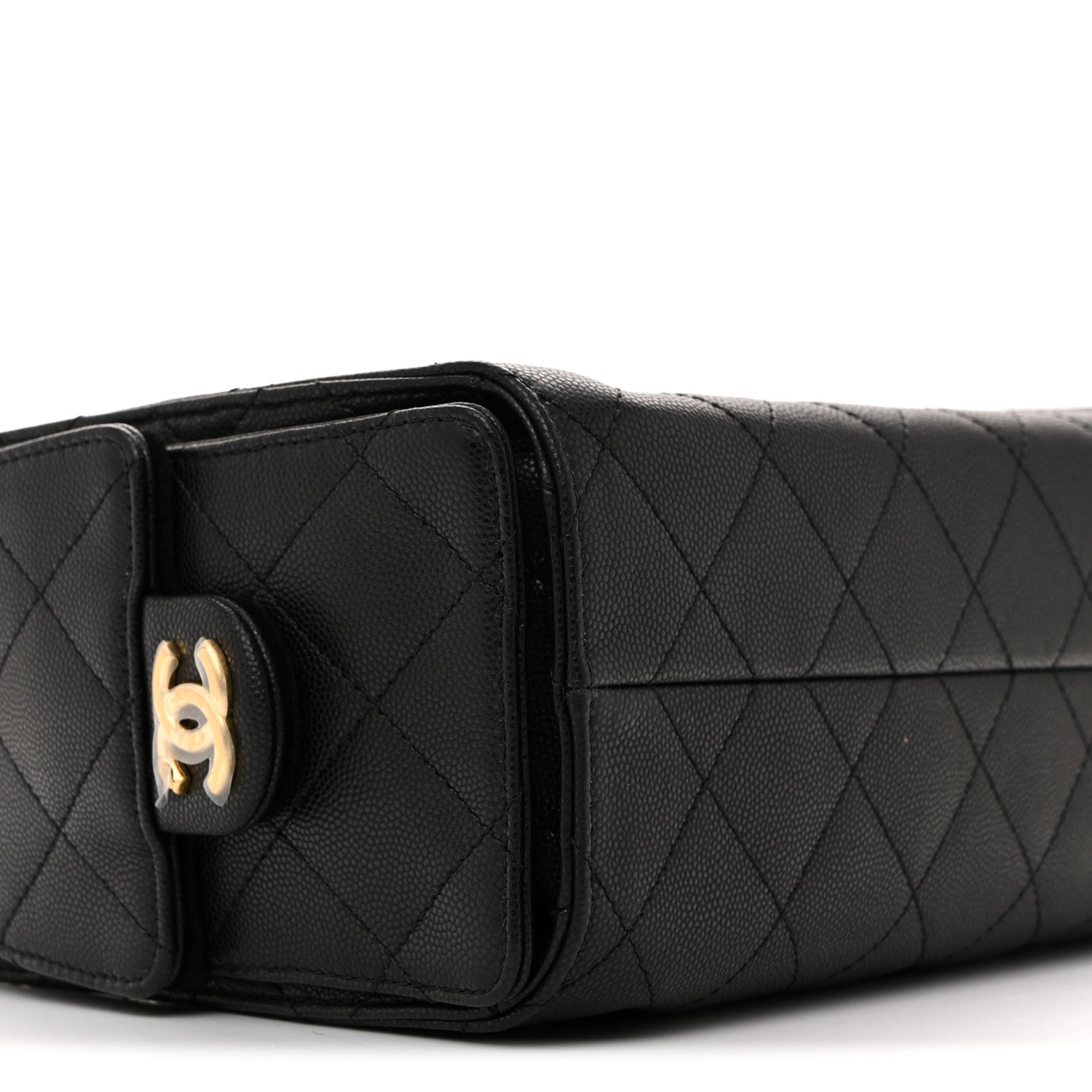 Caviar Quilted Mini Chanel 25 Handbag Black