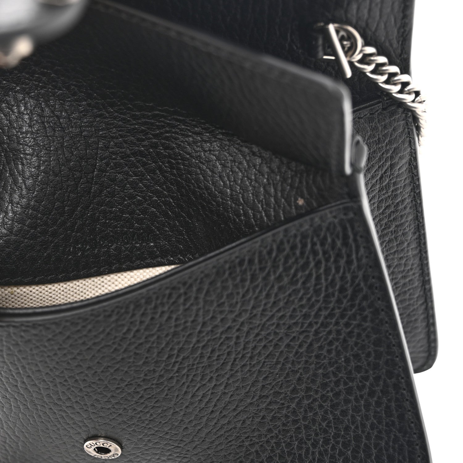 Dollar Calfskin Crystal Mini Dionysus Top Handle Bag Black Crystal
