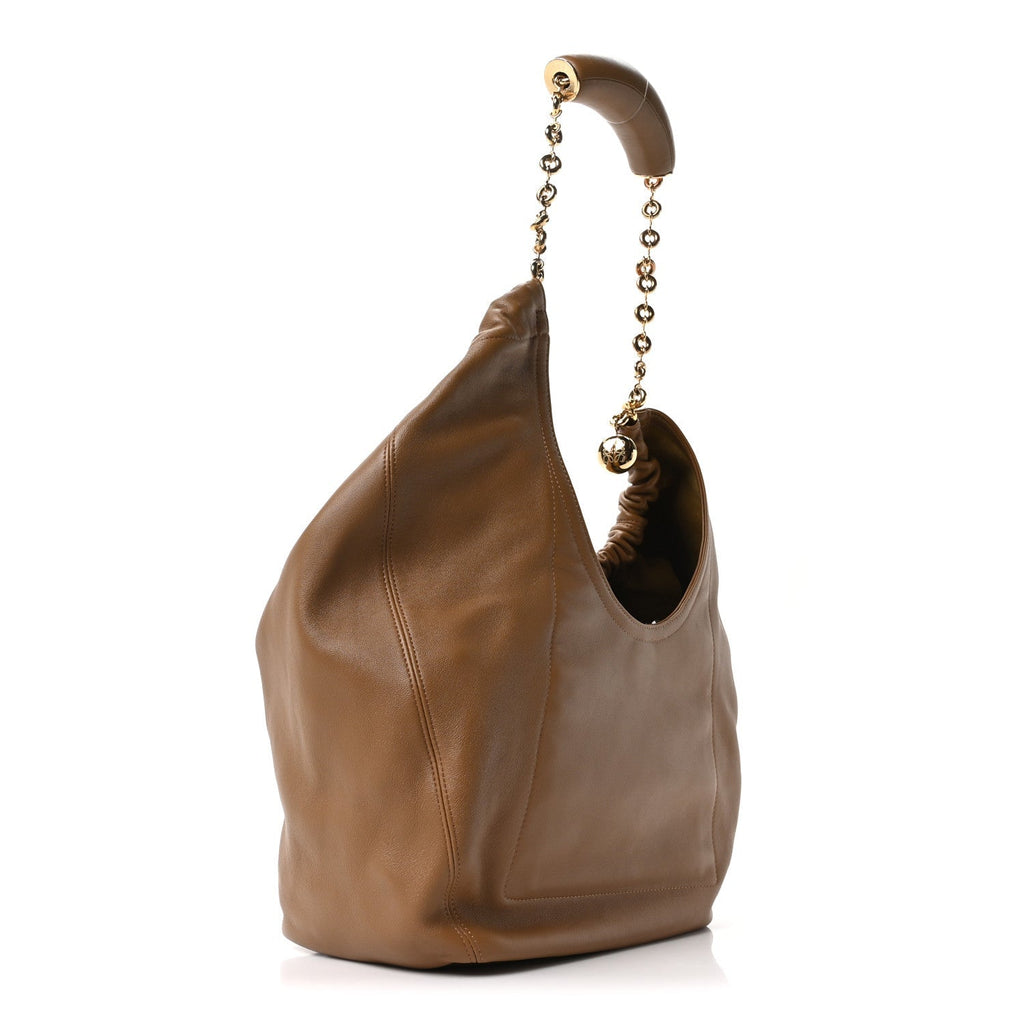 Mellow Nappa Medium Squeeze Bag Oak