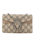 GG Supreme Monogram Super Mini Dionysus Shoulder Bag Taupe