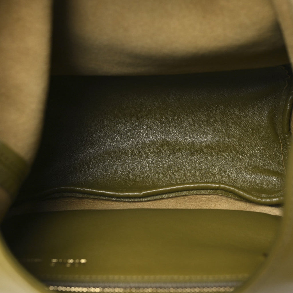 Mellow Nappa Small Squeeze Bag Olive