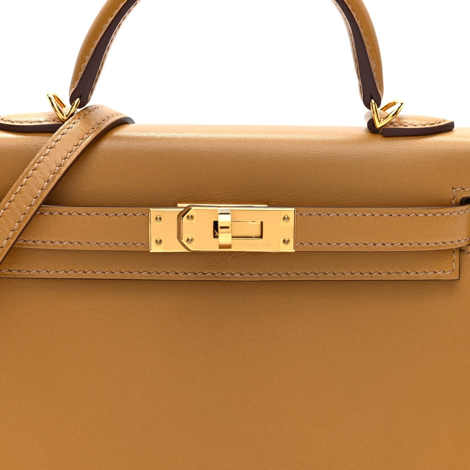 Tadelakt Mini Kelly Sellier 20 Biscuit