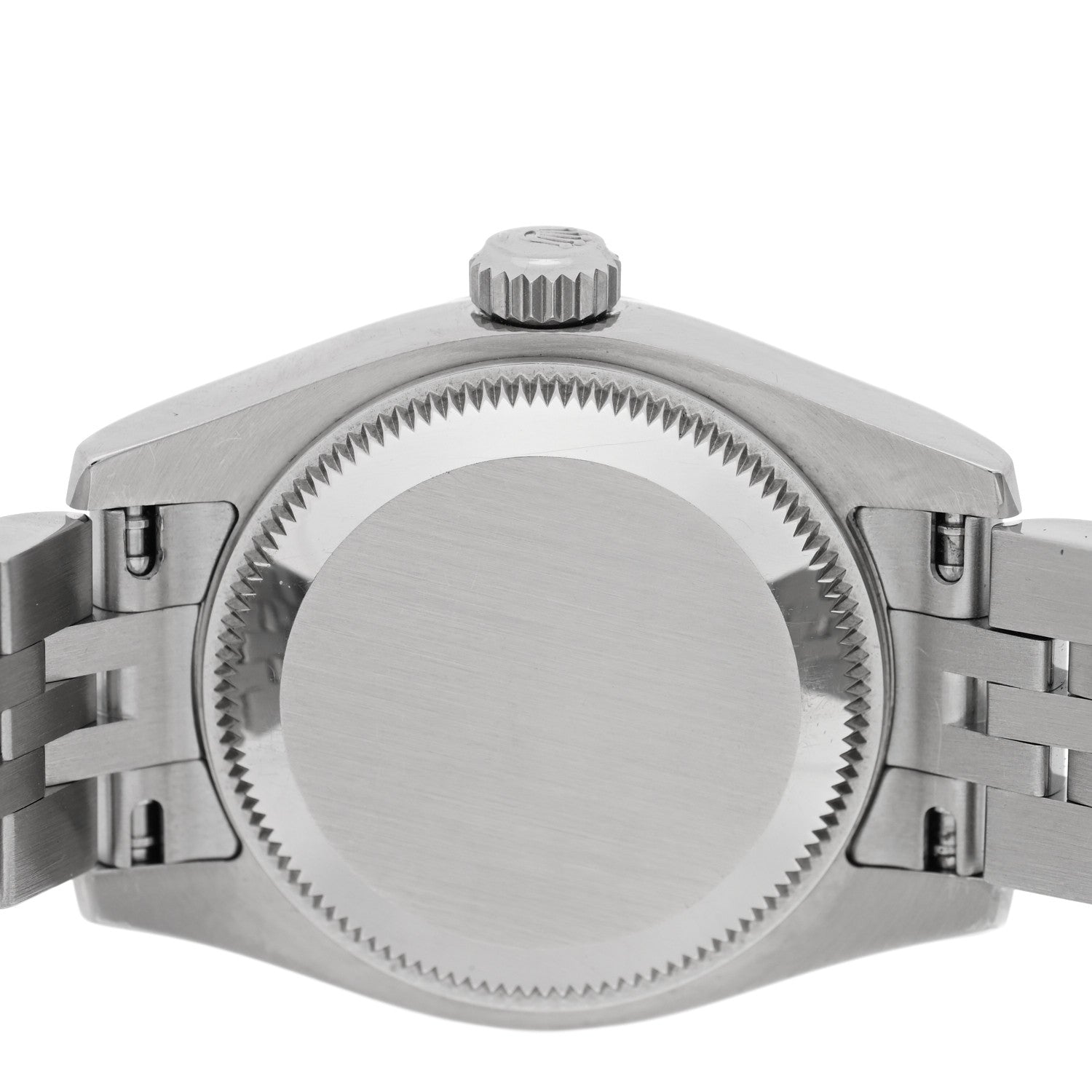 Stainless Steel 18K White Gold Diamond 26mm Oyster Perpetual Datejust Watch Black 179174