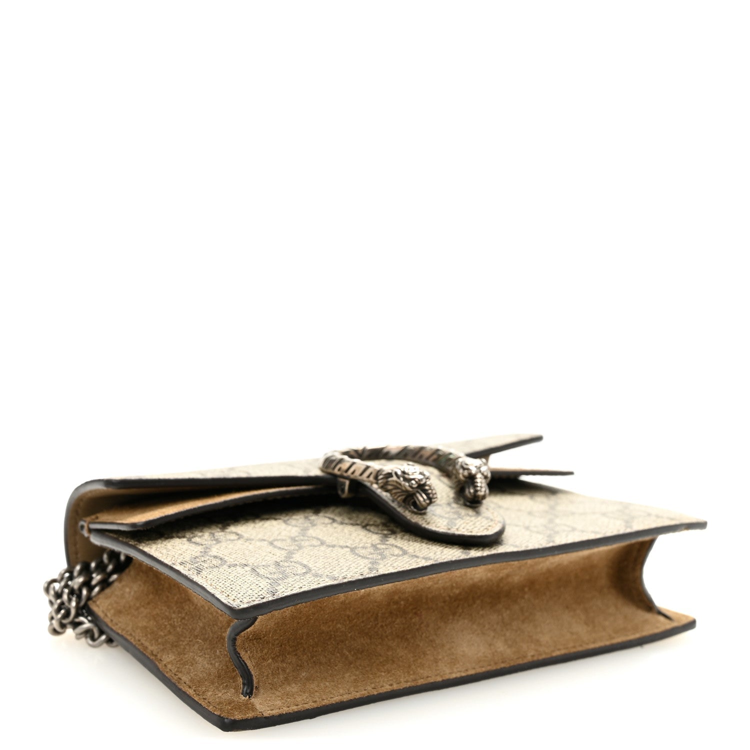GG Supreme Monogram Super Mini Dionysus Shoulder Bag Taupe
