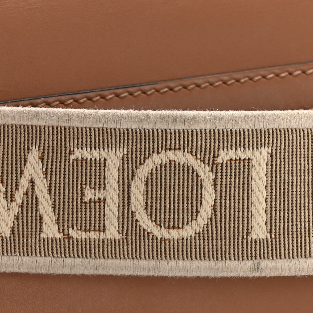 Calfskin Jacquard Mini Gate Dual Bag Tan