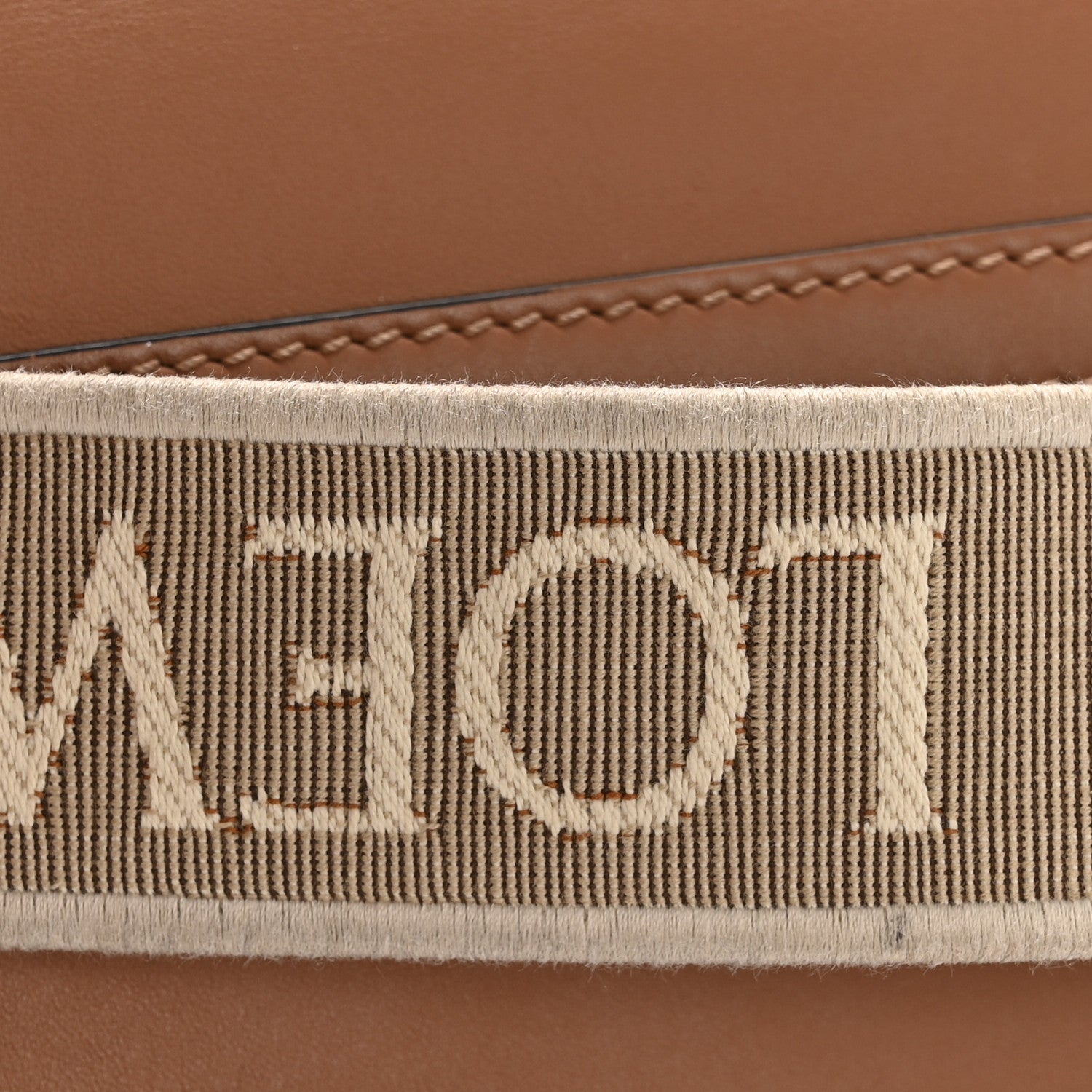 Calfskin Jacquard Mini Gate Dual Bag Tan