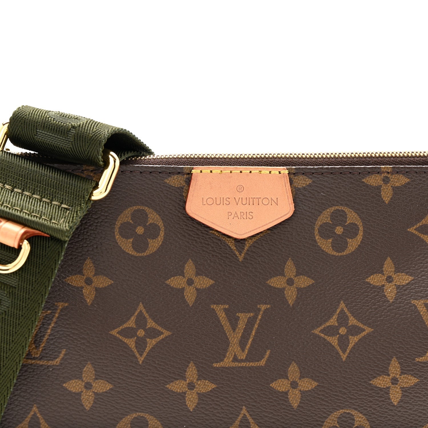 Monogram Multi Pochette Accessories Large Pochette Kaki