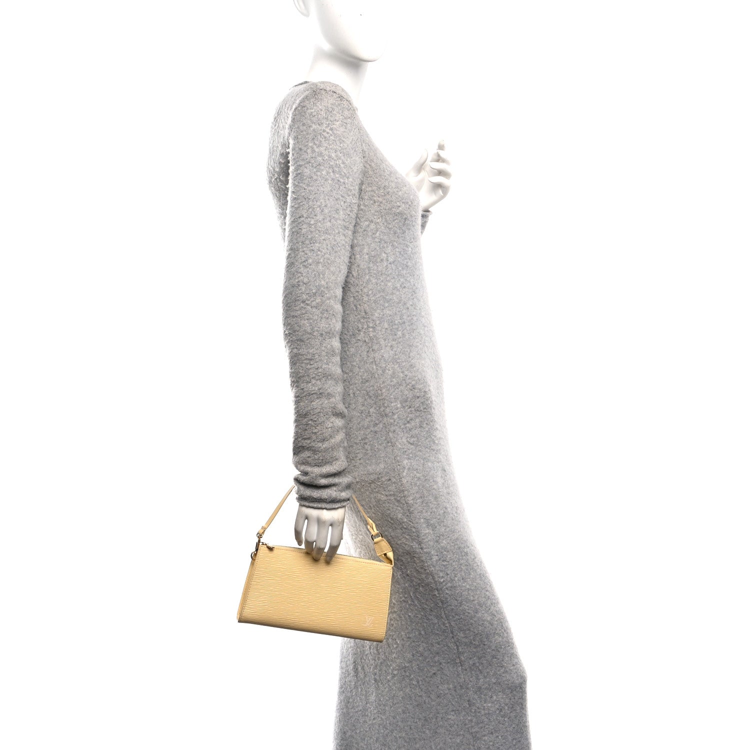 Epi Pochette Accessories 24  Vanilla