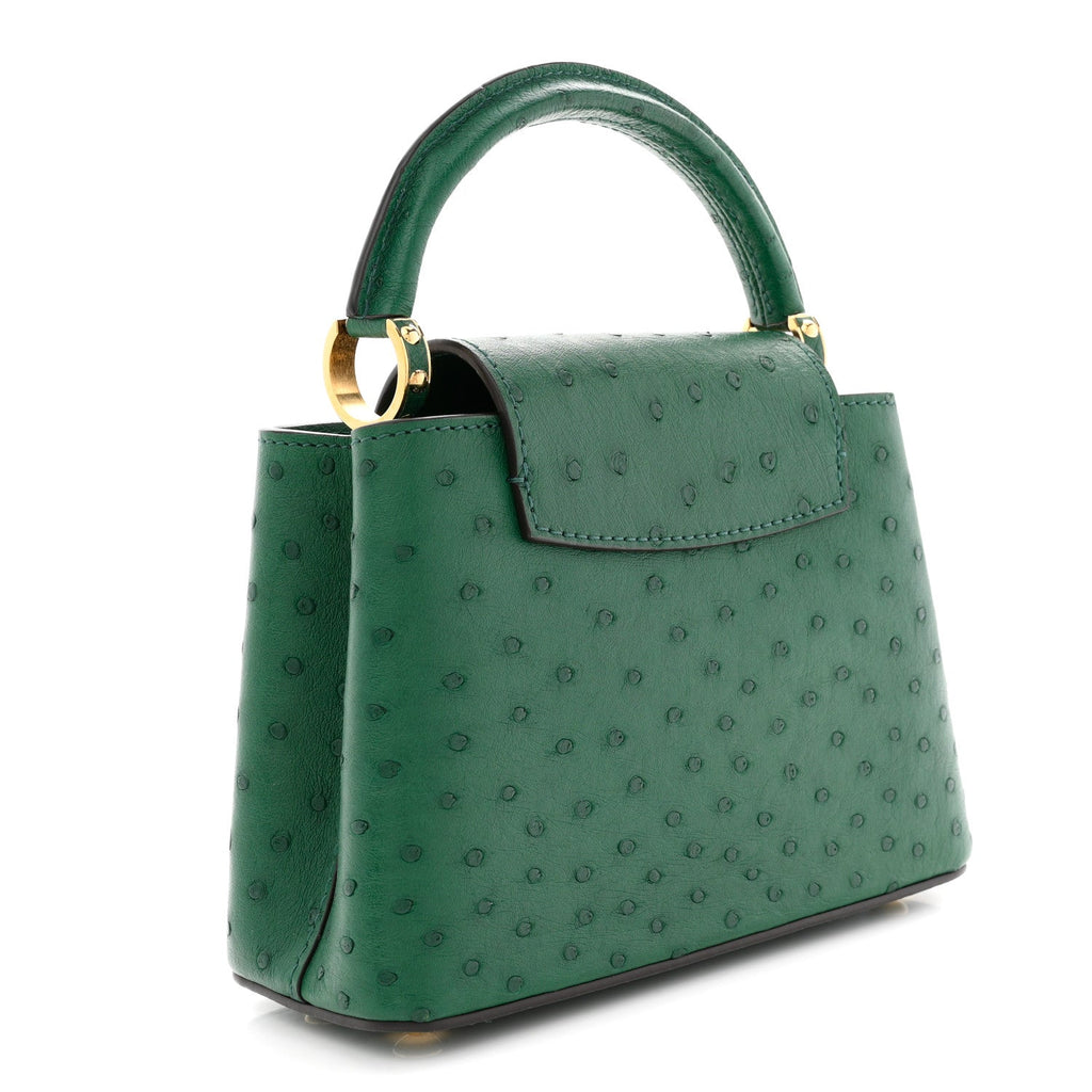 Ostrich Capucines Mini Mint