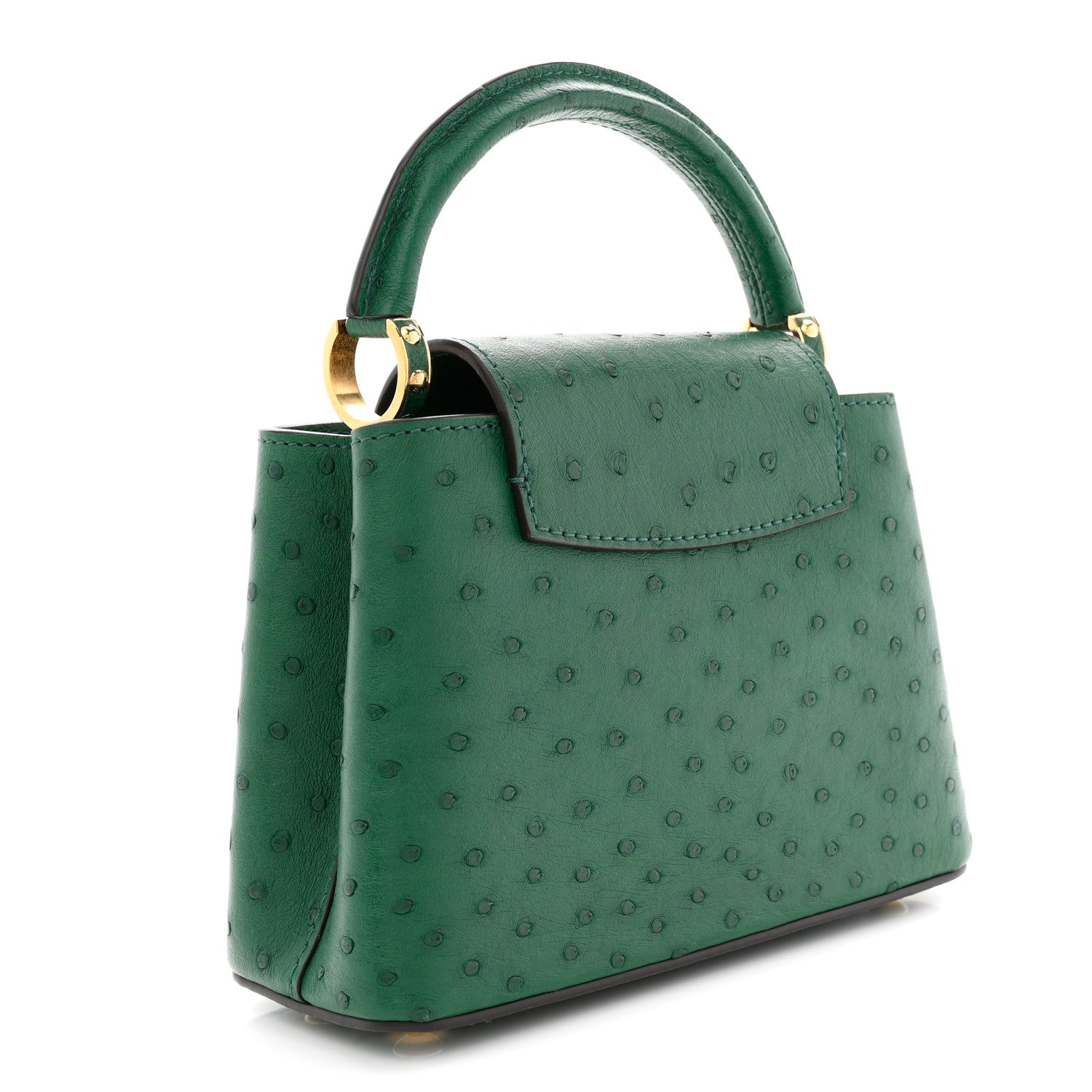 Ostrich Capucines Mini Mint