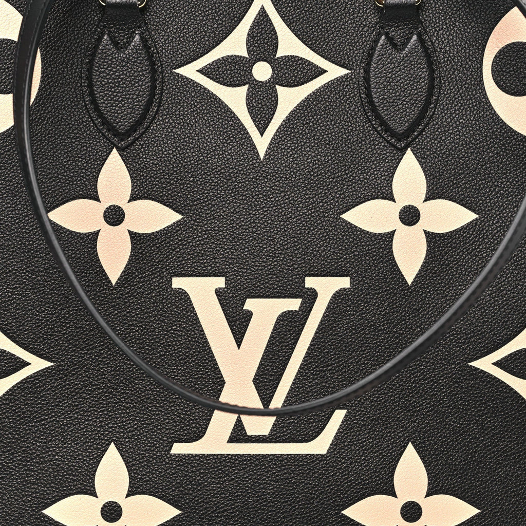 Empreinte Monogram Giant Onthego GM Black Beige