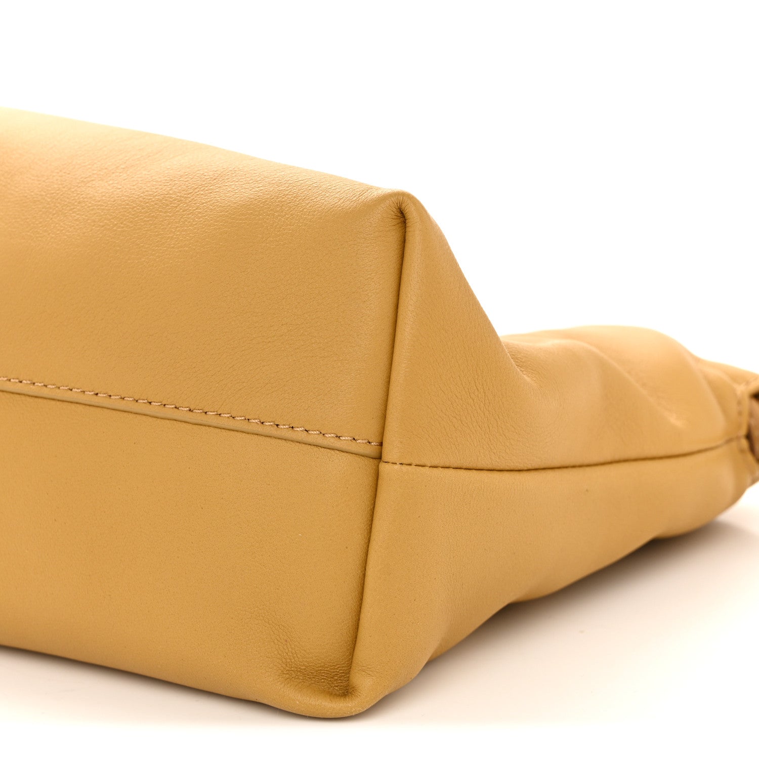 Mellow Nappa Donut Medium Chain Flamenco Knot Clutch Sahara