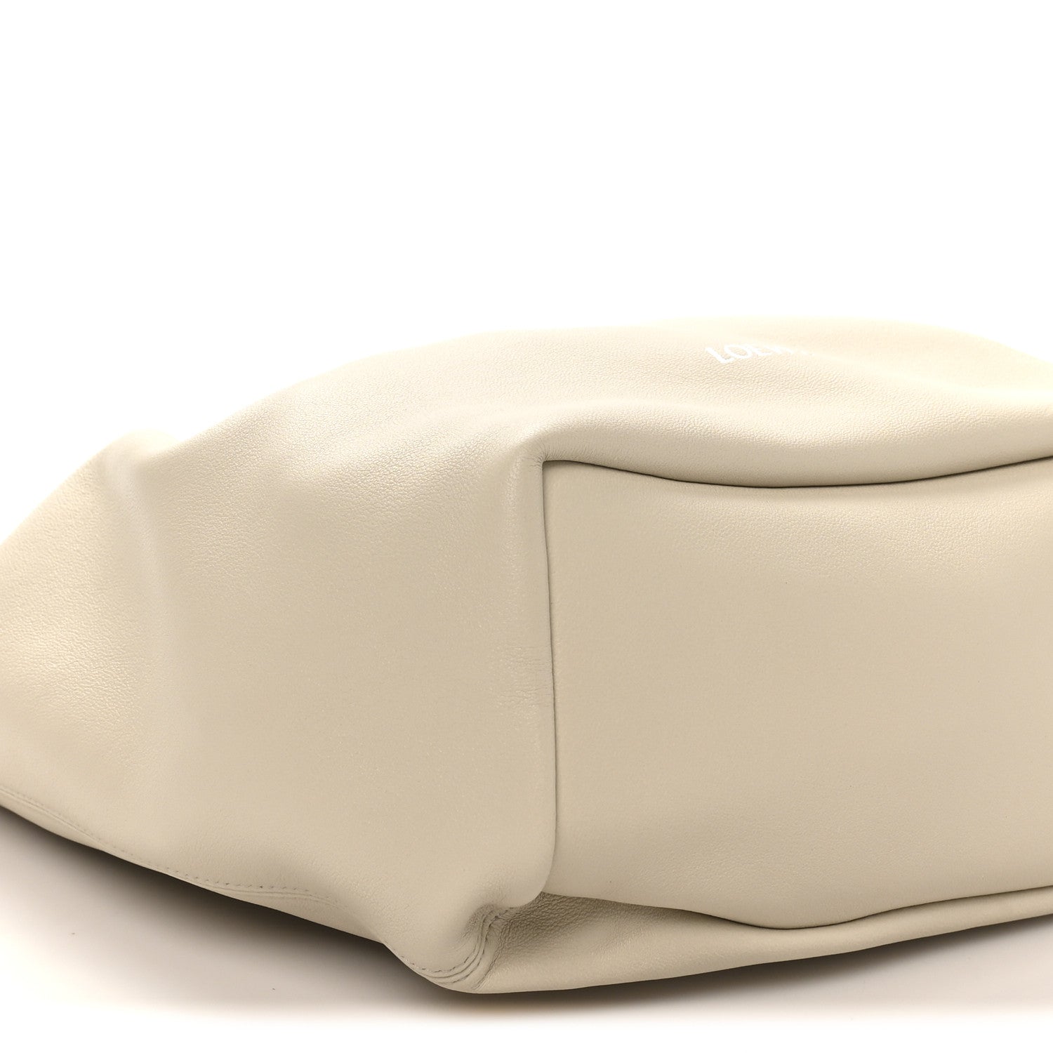 Buttery Nappa Lambskin Small Squeeze Bag Sea Salt