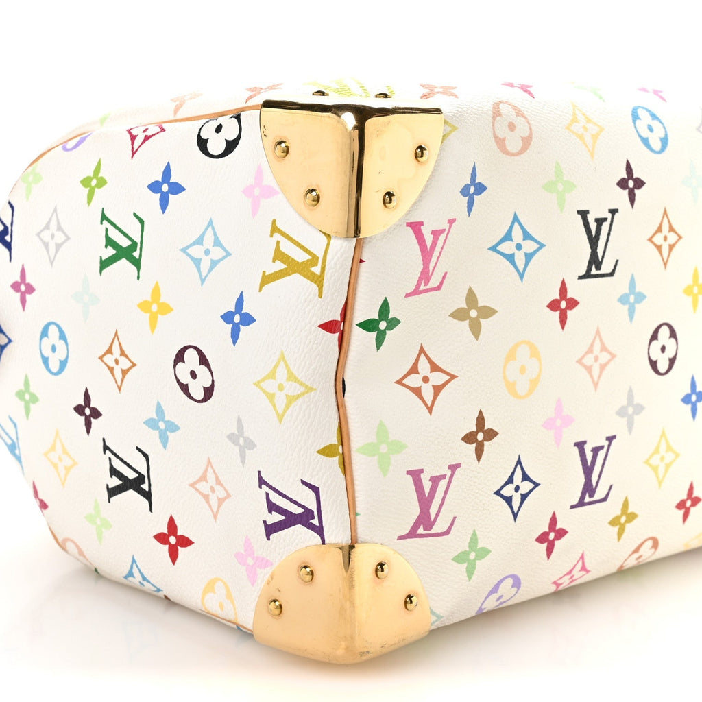 Monogram Multicolor Speedy 30 White