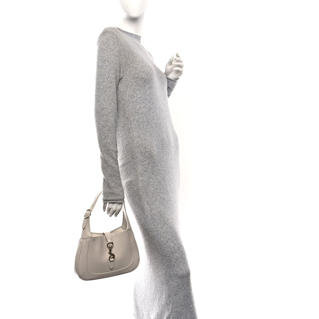 Sea Calfskin Web Small Jackie Shoulder Bag Sphinx