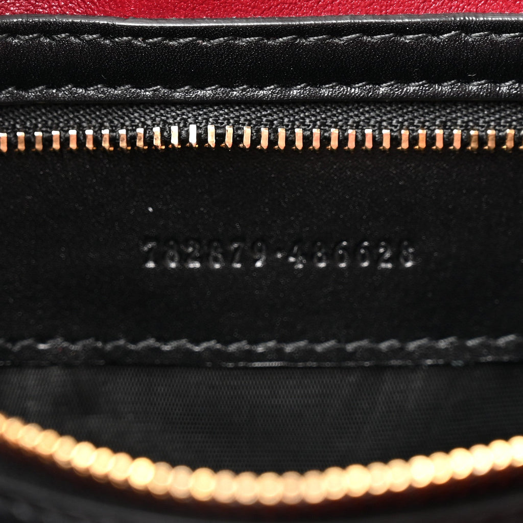 Ancora Calfskin Medium Jackie Shoulder Bag Black