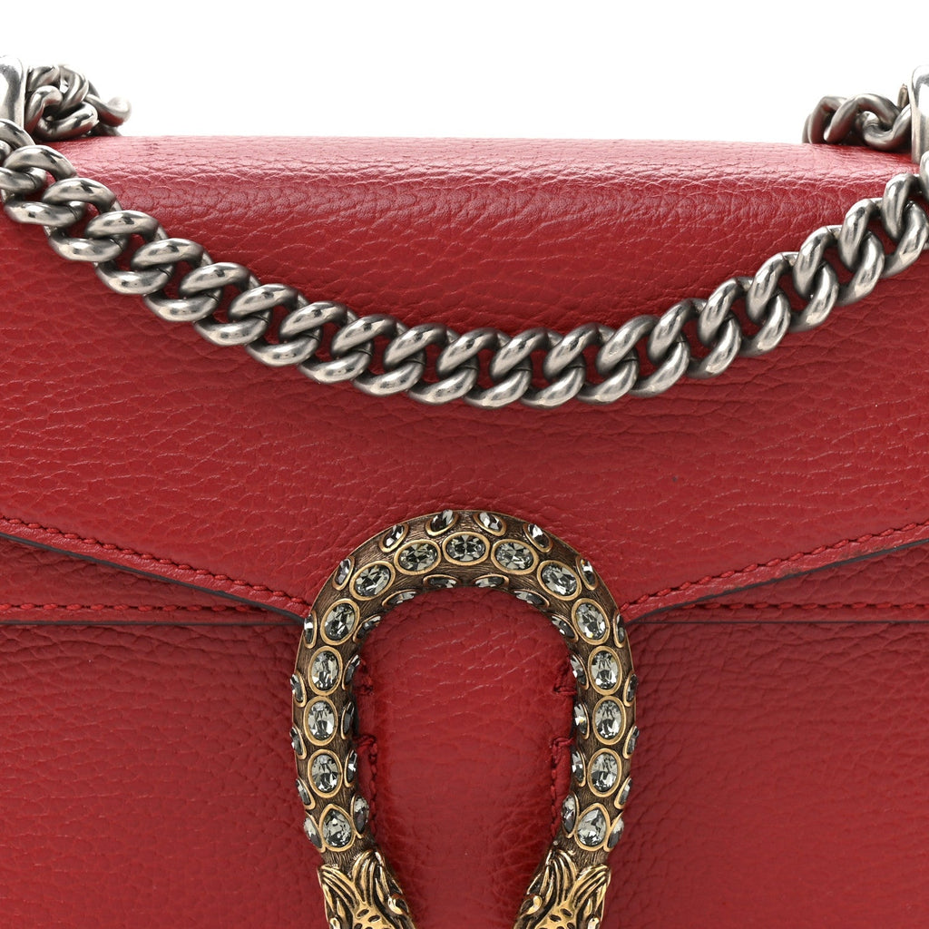 Calfskin Mini Dionysus Shoulder Bag Hibiscus Red