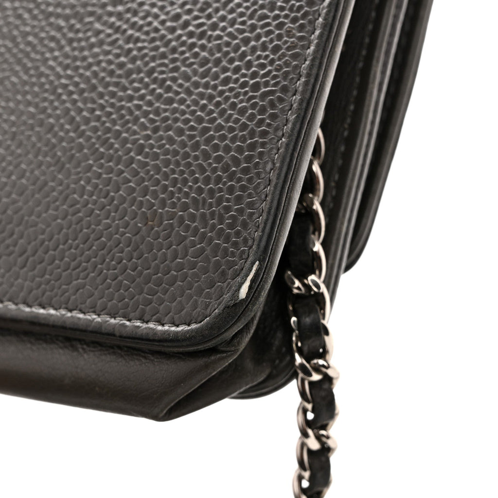 Caviar Timeless CC Wallet on Chain WOC Grey