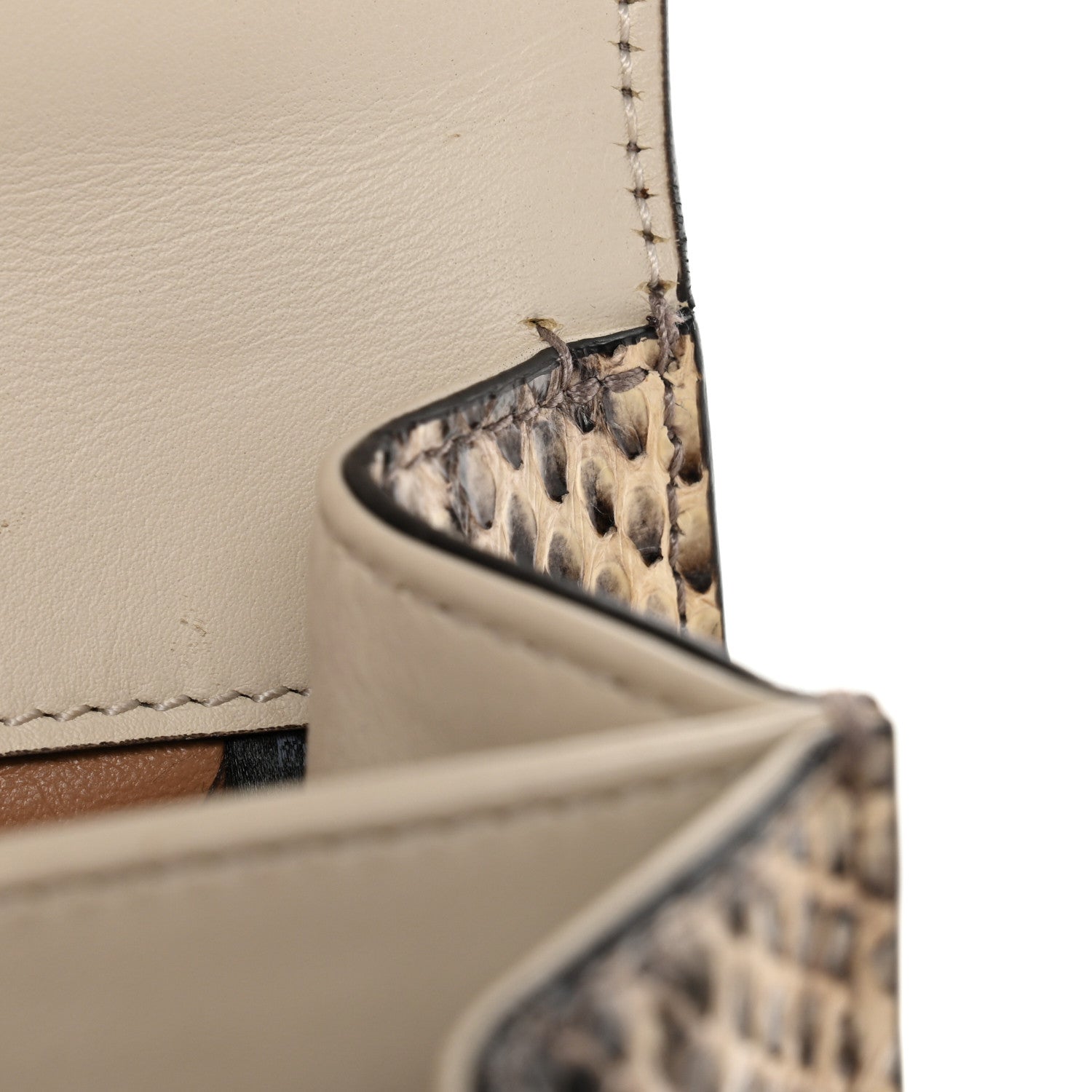 Snakeskin Bamboo Web Mini Dionysus Top Handle Bag